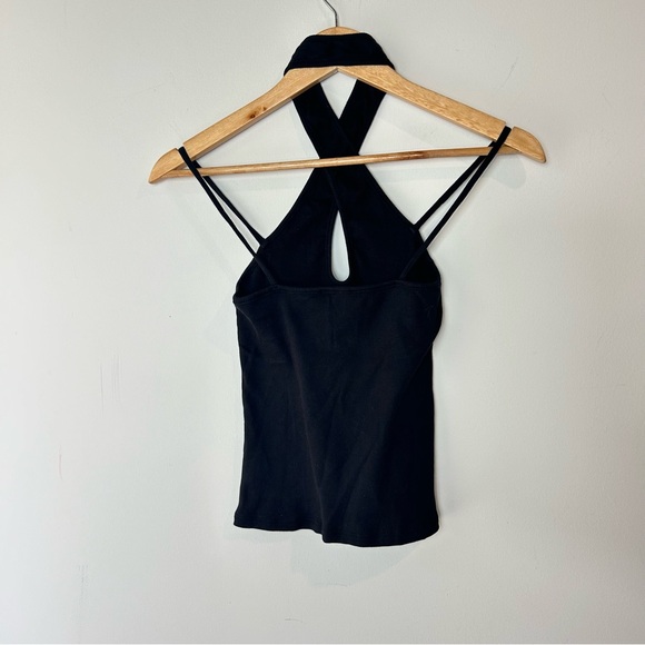 Reformation Met Twist Neck Keyhole Ribbed Tank Top - Picture 4 of 8